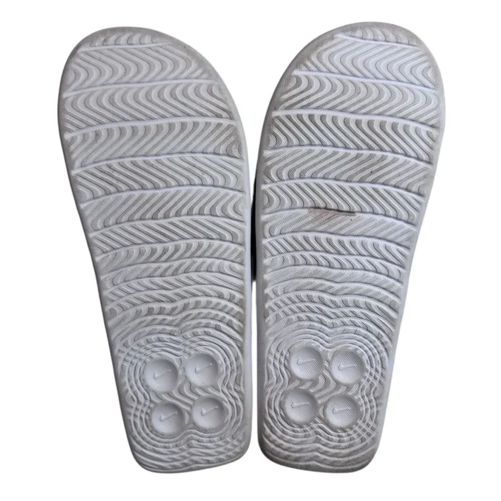 Nike Air Max Cirro Black White Slides Open Toe Laid Back Comfort Size 12